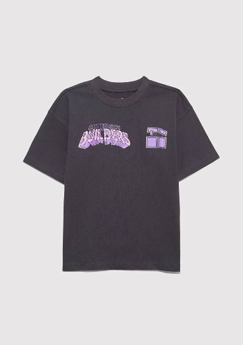 Resim Mavi Minecraft Baskılı Erkek Çocuk T-Shirt M6610379-70087