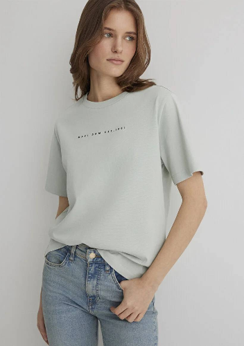 Resim Mavi Logo Kadın T-Shirt M1613147-70148