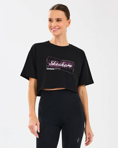 Resim Skechers W Loose Fit Graphic Tee Kadın  T-shirt S2510144-001