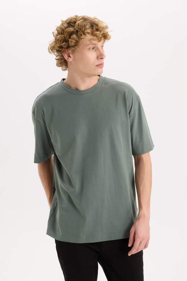 Resim Defacto Erkek  T-shirt D6070AXGN463