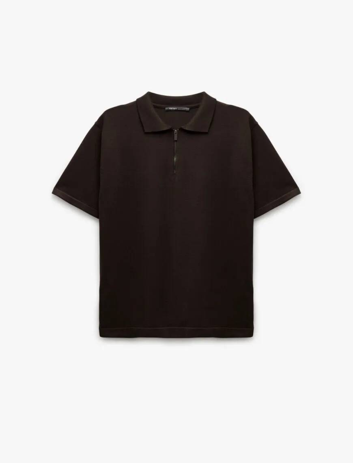 Resim Koton Erkek Triko T-Shirt 5SAM70047HT