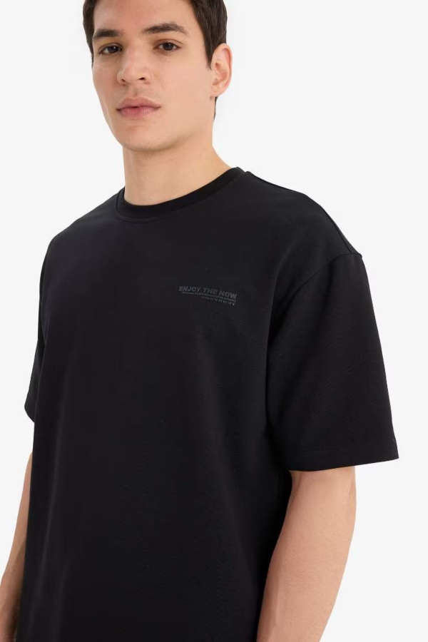Resim Defacto Erkek  T-shirt E3460AXBK81