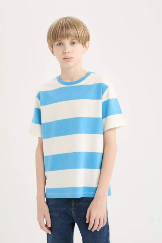 Resim Defacto Erkek Çocuk Kısa Kol T-shirt D7867A8/BE339