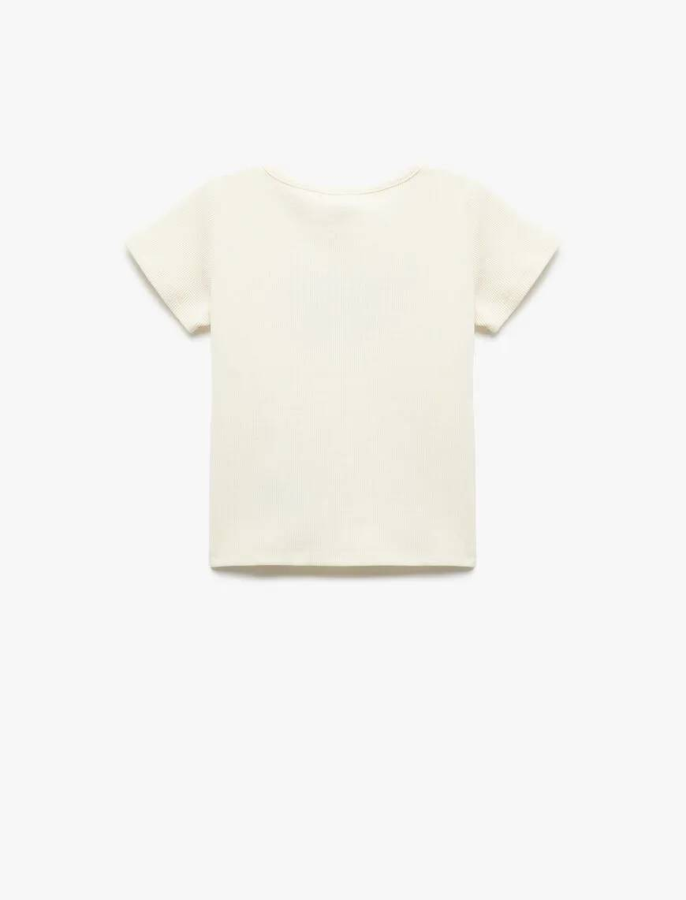 Resim Koton Kız Bebek Kısa Kol T-shirt 5SMG10103AK