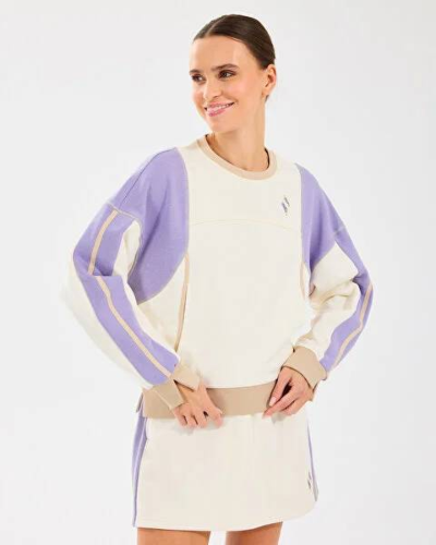 Resim Skechers W Diagonal Lw Fleece Crew Neck Kadın  Sweat S2510045-102