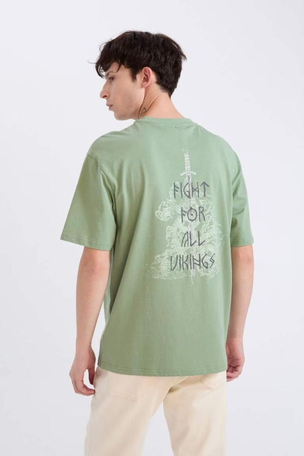 Resim Defacto Erkek  T-shirt D5461AXGN425