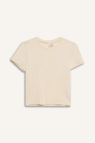 Resim Defacto Kız Çocuk Kısa Kol T-shirt C0104A8ER98