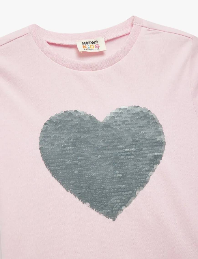 Resim Koton Kız Çocuk Kısa Kol T-shirt 5SKG10627AK