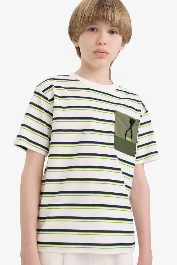 Resim Defacto Erkek Çocuk Kısa Kol T-shirt E0965A8ER77