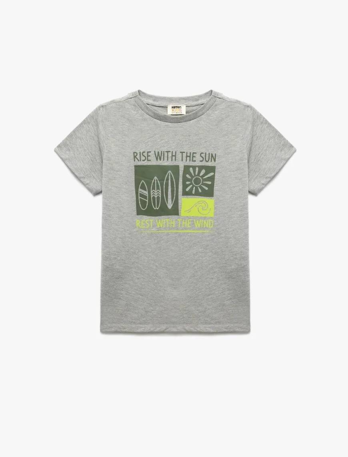 Resim Koton Erkek Çocuk T-shirt 5SKB10560TK