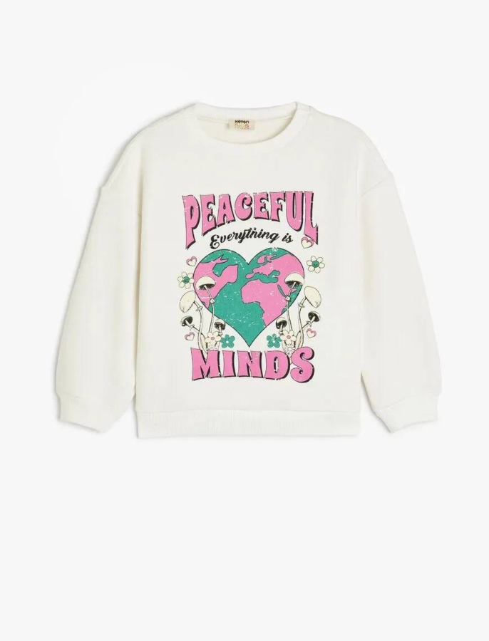 Resim Koton Kız Çocuk Sweat 5WKG10448AK