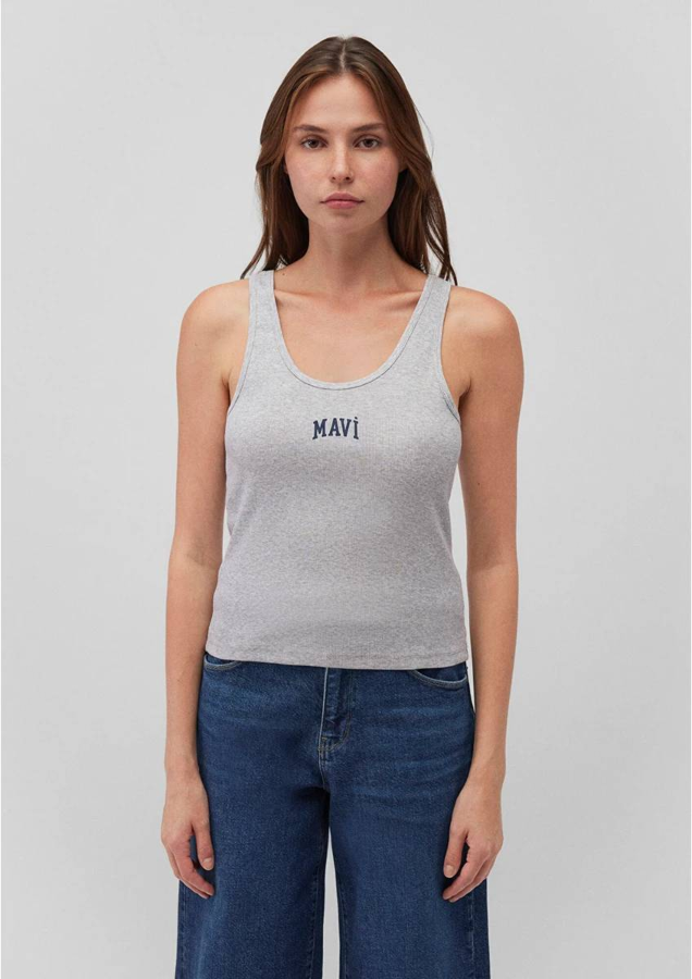 Resim Mavi Logo Kadın T-Shirt M1611899-83096