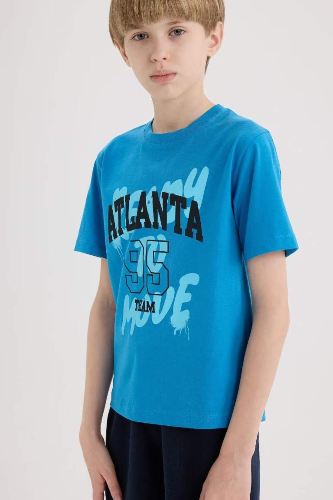 Resim Defacto Erkek Çocuk Kısa Kol T-shirt E0186A8/TR276