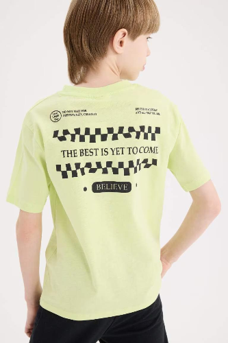 Resim Defacto Erkek Çocuk T-shirt E0968A8/GN404