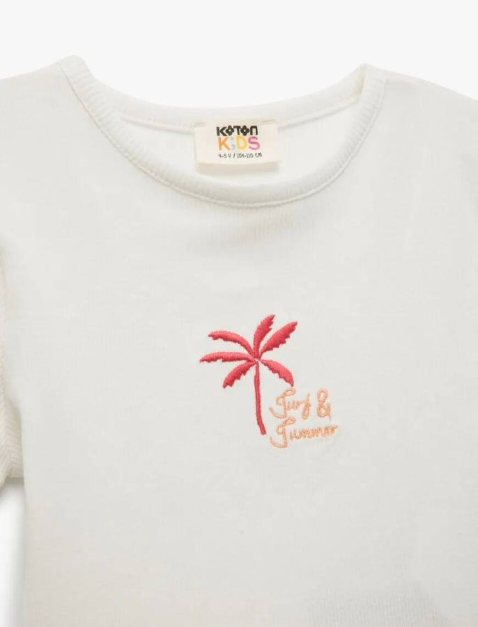 Resim Koton Kız Çocuk T-shirt 5SKG10153AK