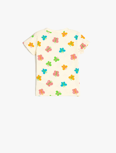 Resim Koton Kız Bebek T-shirt 5SMG10018AK