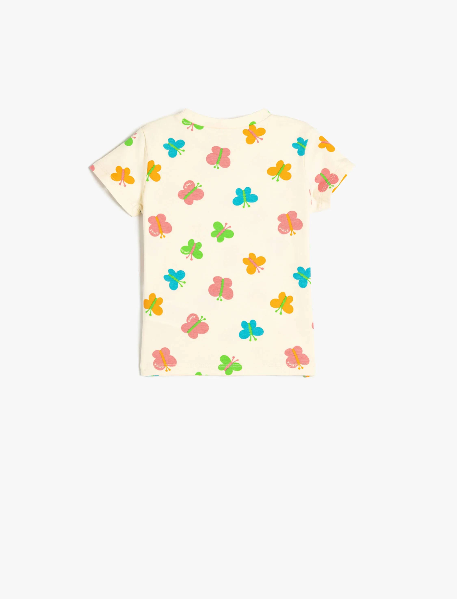 Resim Koton Kız Bebek T-shirt 5SMG10018AK