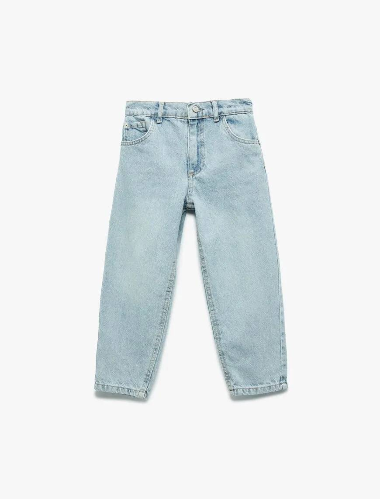 Resim Koton Erkek Bebek Jean Pantolon 6Wmb40003Td