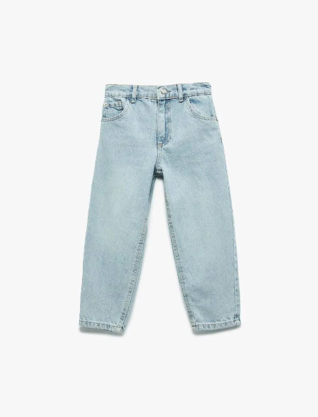 Resim Koton Erkek Bebek Jean Pantolon 6Wmb40003Td