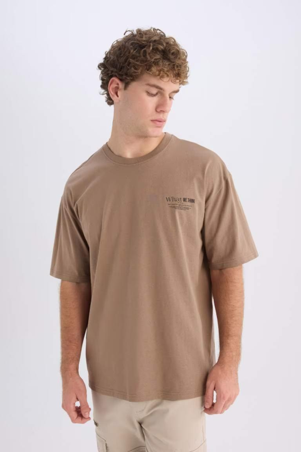 Resim Defacto Erkek  T-shirt D5510AXBN229