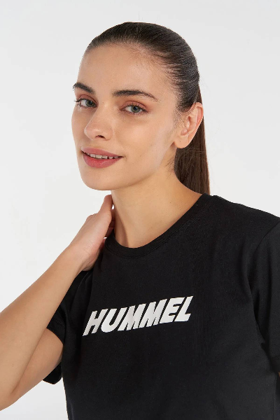 Resim Hummel Hmlt-Te Elemental Logo Cotton Tee Kadın T-shirt 912016-2001