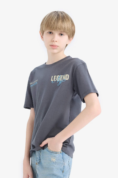 Resim Defacto Erkek Çocuk Kısa Kol T-shirt E2840A8/AR58