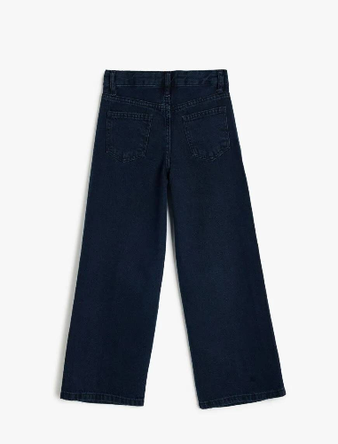 Resim Koton Kız Çocuk Jean Pantolon 5SKG40086AD