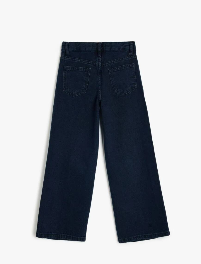 Resim Koton Kız Çocuk Jean Pantolon 5SKG40086AD