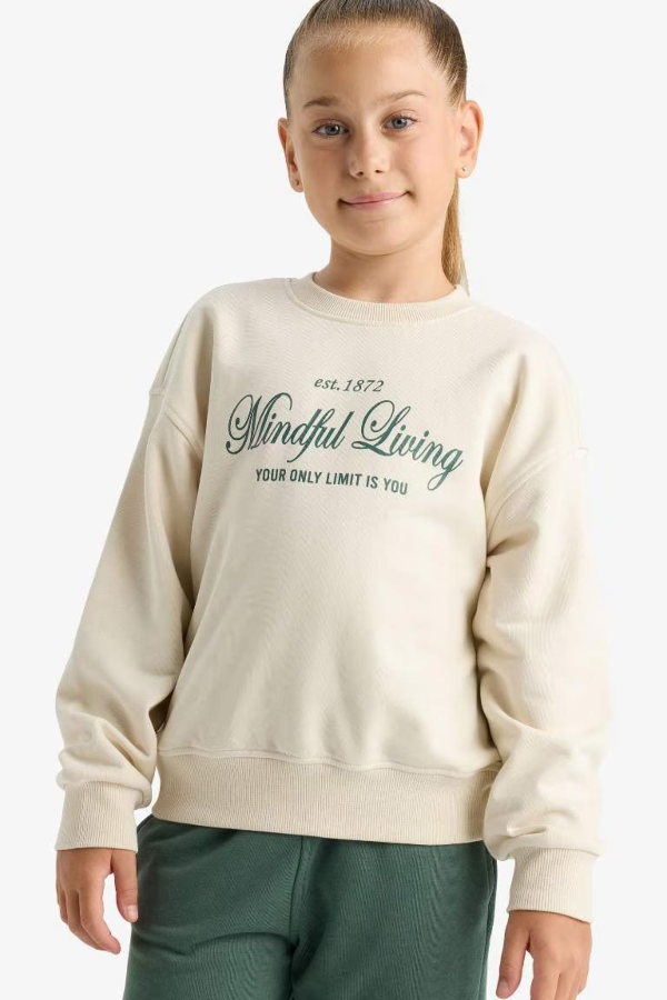 Resim Defacto Kız Çocuk  Sweat E6759A8/ER99