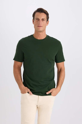Resim Defacto Erkek  T-shirt V7699AZ/GN1192