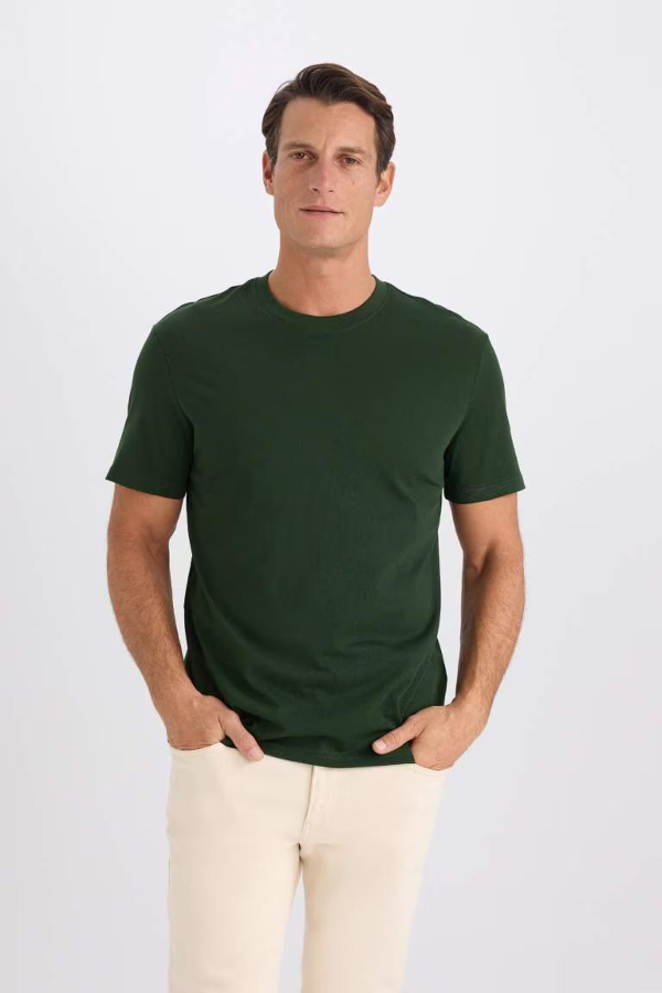 Resim Defacto Erkek  T-shirt V7699AZ/GN1192