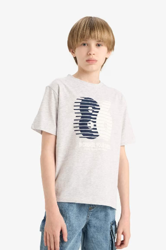 Resim Defacto Erkek Çocuk Kısa Kol T-shirt E6313A8GR400