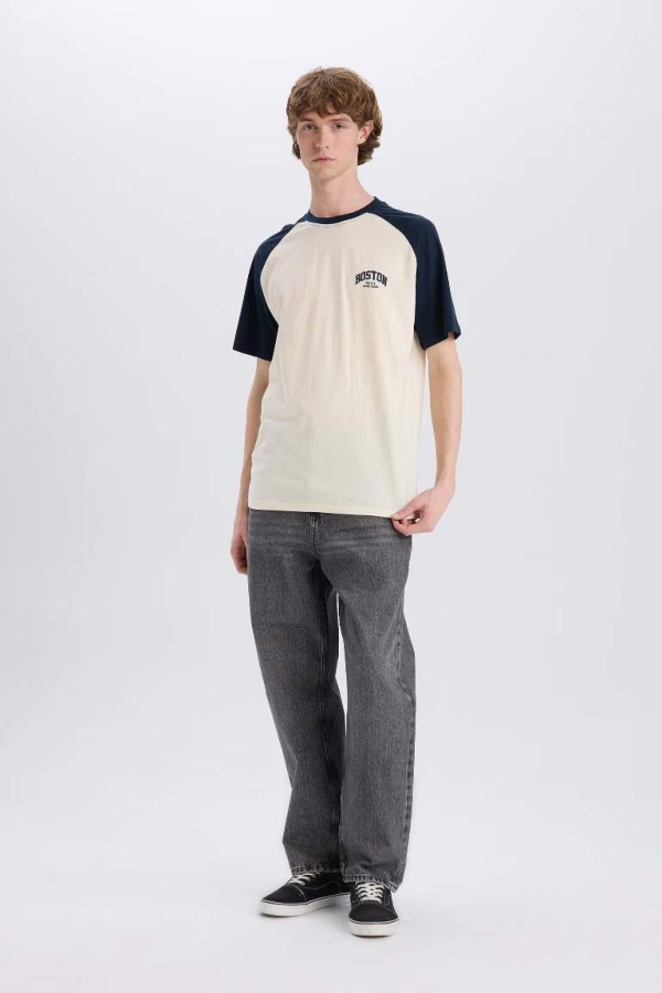 Resim Defacto Erkek  T-shirt D5569AXNV82