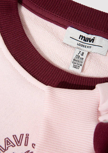 Resim Mavi M Mavi Jeans Baskılı Kız Çocuk Sweat M7S10120-90773