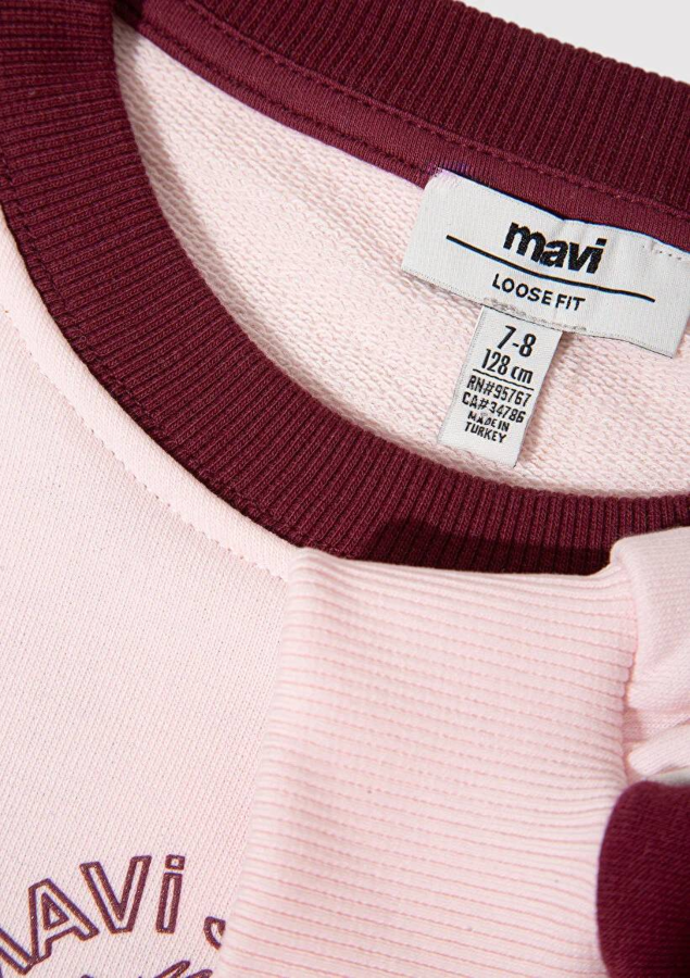 Resim Mavi M Mavi Jeans Baskılı Kız Çocuk Sweat M7S10120-90773