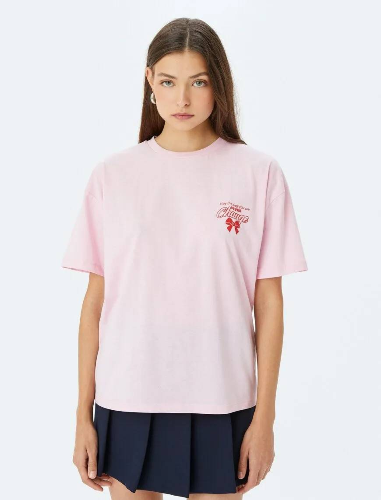 Resim Koton Kadın T-shirt 5SAL10127IK