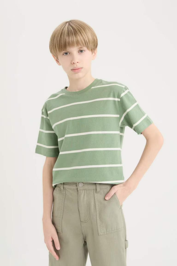 Resim Defacto Erkek Çocuk Kısa Kol T-shirt D7865A8GN1125