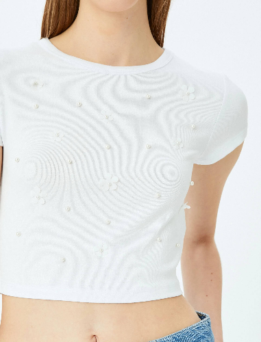 Resim Koton Kadın T-shirt 5SAL10251IK