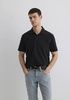 Resim Mavi Loose Erkek  T-shirt M0611904-900