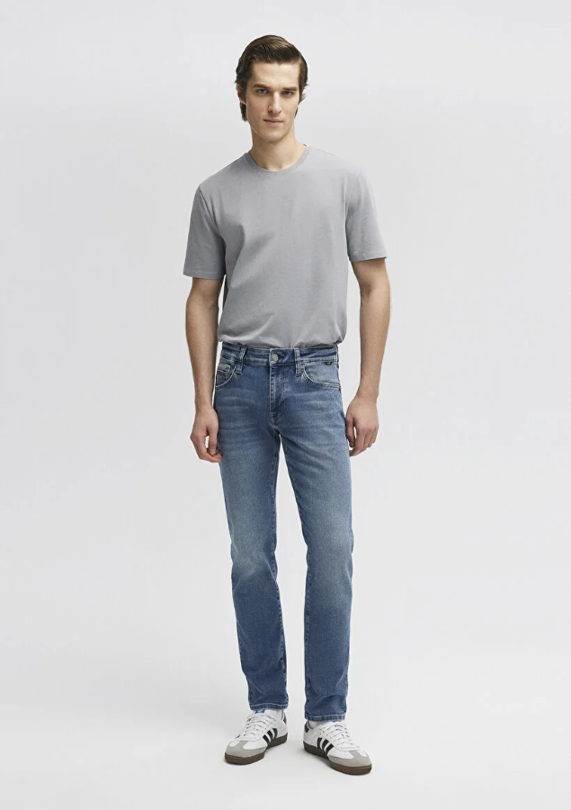 Resim Mavi Marcus Erkek Jean Pantolon M0035187861