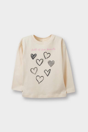 Resim Defacto Kız Bebek  Sweat E9012A5/BG744