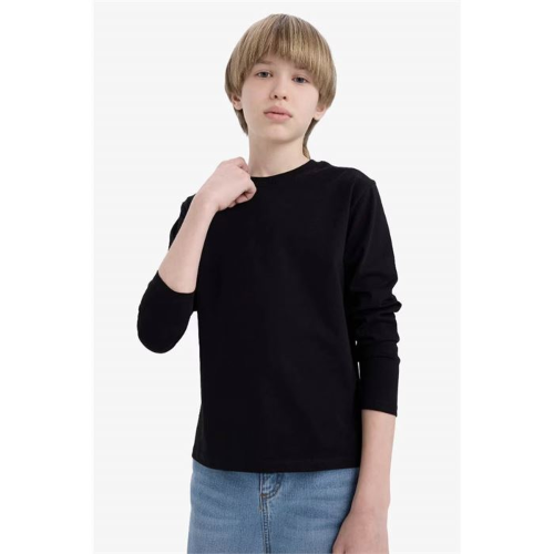 Resim Defacto Erkek Çocuk Uzun Kol T-shirt K1686A6/BK81