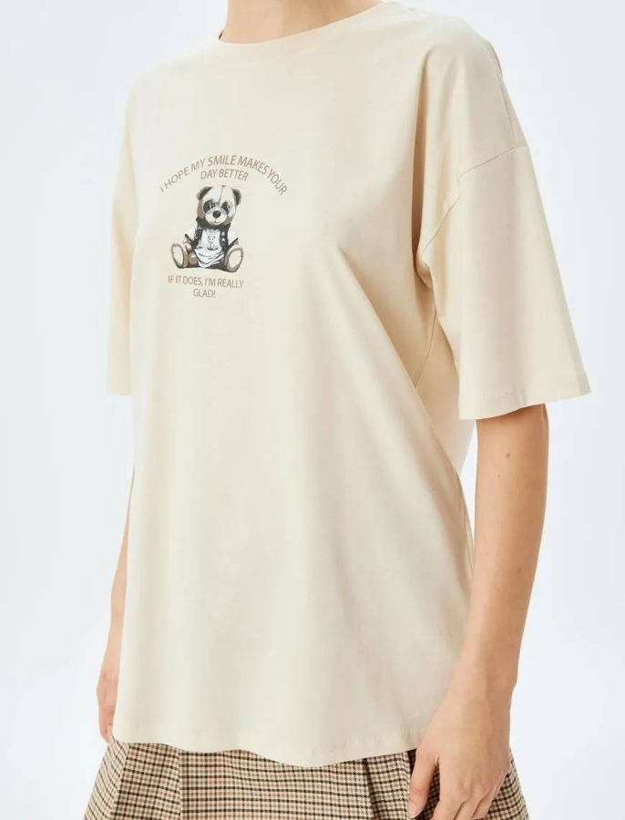 Resim Koton Kadın T-shirt 5SAL10069IK
