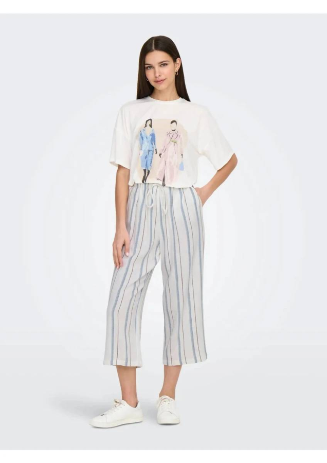 Resim Only Onlvıta Lıfe SS Summer Top Box Jrs Kadın T-shirt 15349876