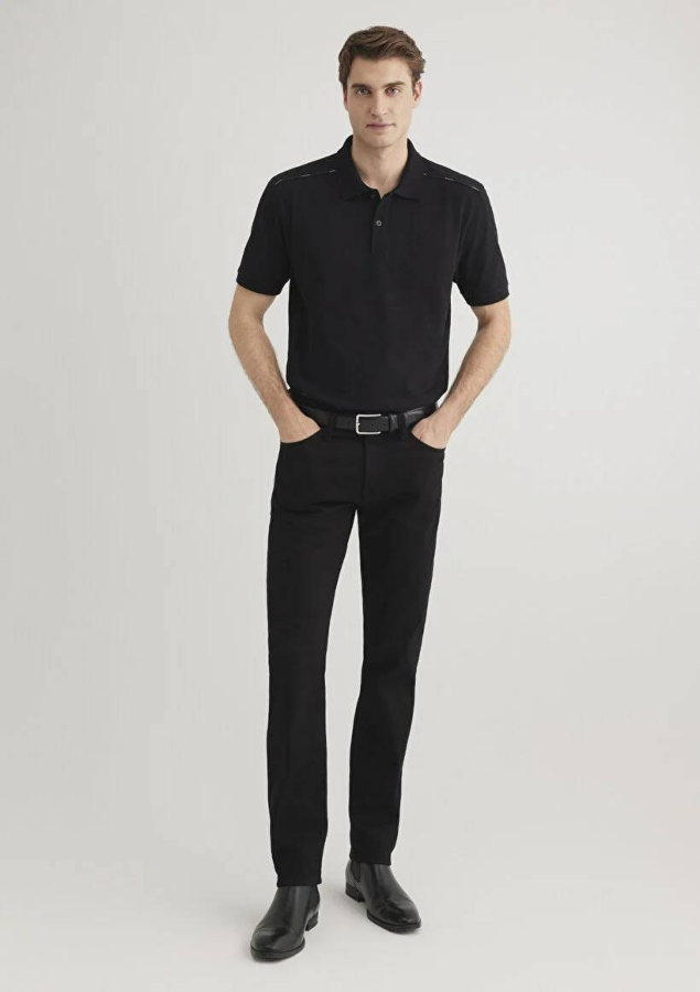 Resim Mavi Marcus Slim Straight Erkek Jean Pantolon M0035133304