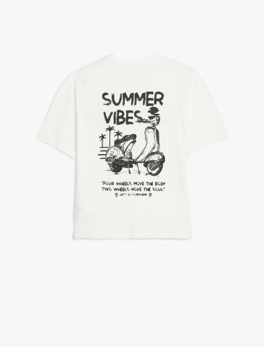 Resim Koton Kadın Kısa Kol T-shirt 5SAL10684IK