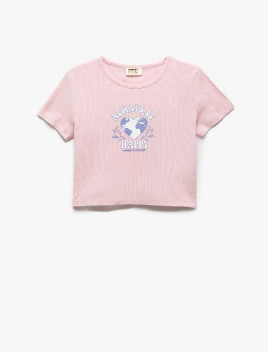 Resim Koton Kız Çocuk T-shirt 5SKG10264AK