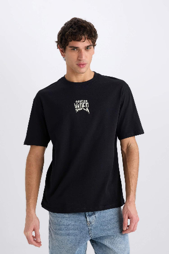 Resim Defacto Erkek  T-shirt D6786AXBK81