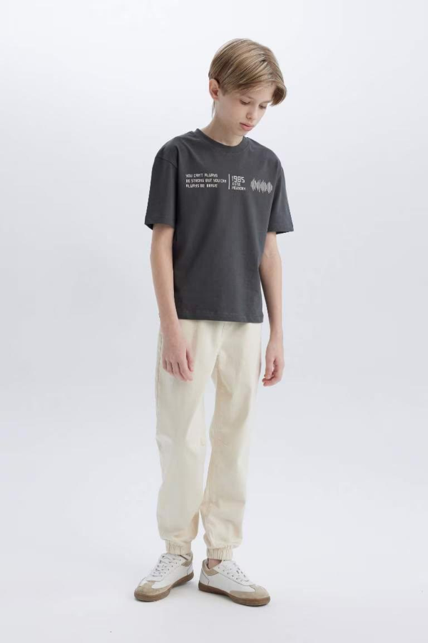 Resim Defacto Erkek Çocuk  Kanvas Pantolon D7795A8ER139