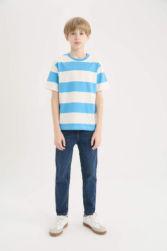 Resim Defacto Erkek Çocuk Kısa Kol T-shirt D7867A8/BE339